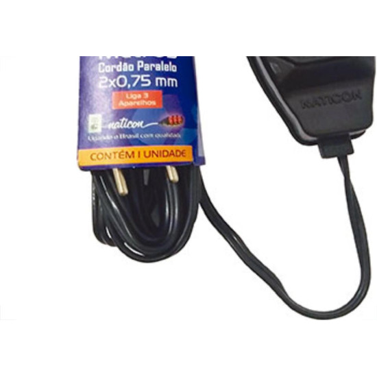 Extensao Naticon Pl 0,75 05Mt Preto Extensao Naticon Pl 0,75 05Mt Preto