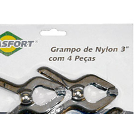 Grampo Nylon 3'' C/4 Brasfort 7353