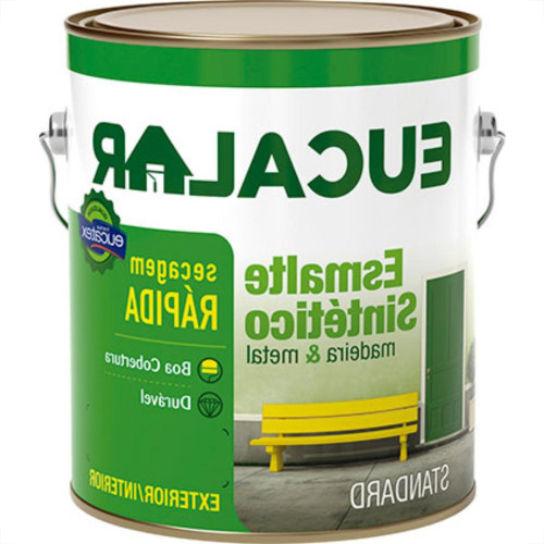 Tinta Esmalte. Galao 3,6 Litros Sintetico Eucalar Preto Tinta Esmalte. Galao 3,6 Litros Sintetico Eucalar Preto