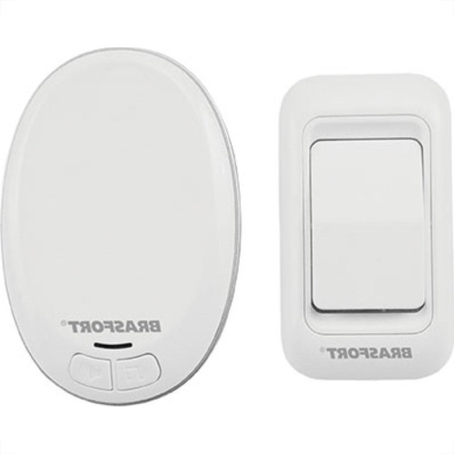 Campainha S/Fio Brasfort Pilha/Tom 7891 Bivolt Campainha S/Fio Brasfort Pilha/Tom 7891 Bivolt