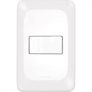 Kit C/2 - Conjunto Pial Pop 1Paralelo 10A Lgx020 Branco