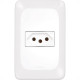 Kit C/3 - Conjunto Pial Pop 1Tomada 20A Lgx03020 Branco