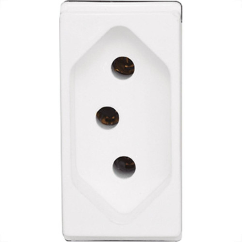 Kit C/4 - Modulo Pial Pop 1Tomada 10A Lg030 Branco