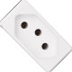 Kit C/4 - Modulo Pial Pop 1Tomada 10A Lg030 Branco