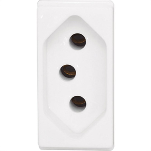 Kit C/3 - Modulo Pial Pop 1Tomada 20A Lg03020 Branco