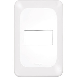 Espelho Placa Pial Pop C/Suporte 4X2 1Int Lgp21 Branco