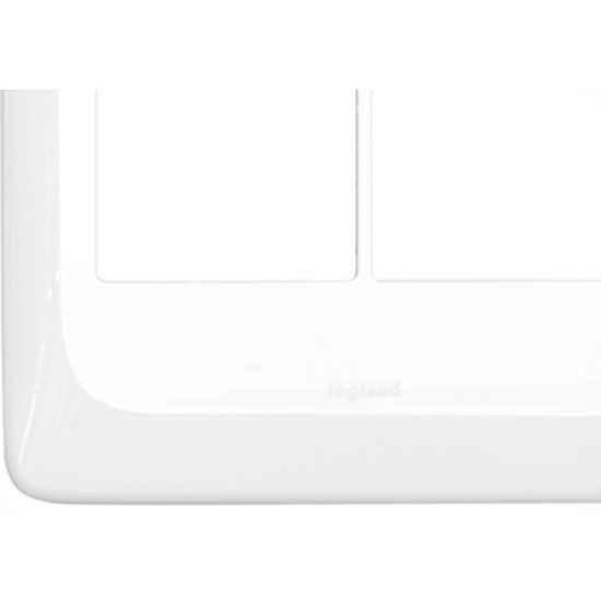 Espelho Placa Pial Pop C/Suporte 4X4 4Int Lgp44 Branco