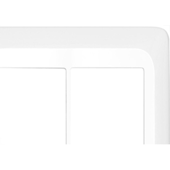 Espelho Placa Pial Pop C/Suporte 4X4 6Int Lgp46 Branco