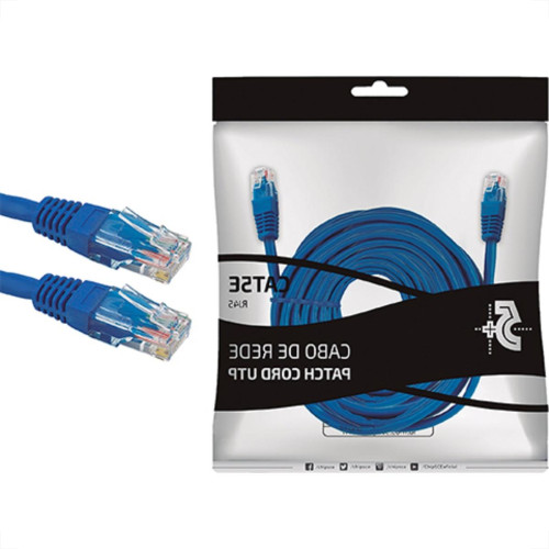 Fio Cabo Rede Patch Cord Rj45 Injet 15Mt Fio Cabo Rede Patch Cord Rj45 Injet 15Mt