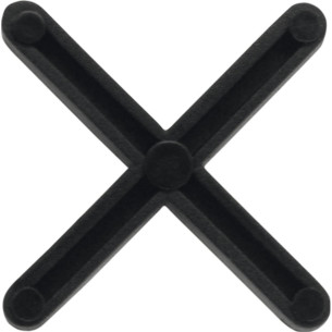 Espacador Piso Moldimplas 4,0Mm Preto C/100