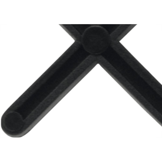 Espacador Piso Moldimplas 4,0Mm Preto C/100