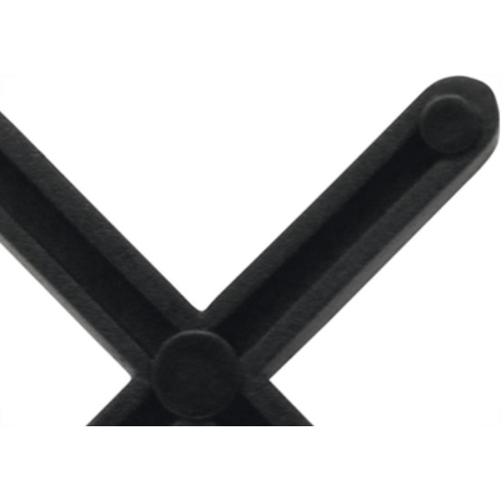 Espacador Piso Moldimplas 4,0Mm Preto C/100