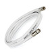 Fio Coaxial Kit Rgc06 C/Conector Branco 10Mt Fio Coaxial Kit Rgc06 C/Conector Branco 10Mt