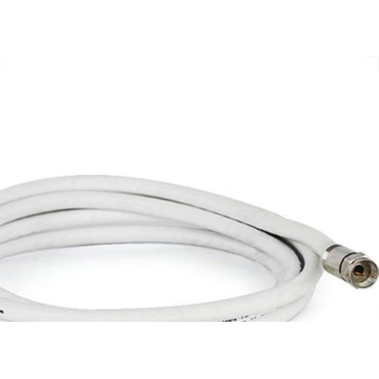 Fio Coaxial Kit Rgc06 C/Conector Branco 10Mt Fio Coaxial Kit Rgc06 C/Conector Branco 10Mt