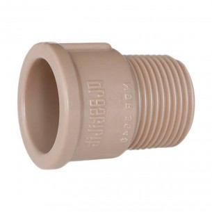 Adaptador Curto Plastilit D 1.1/4 Marrom - Kit C/10 Unidades