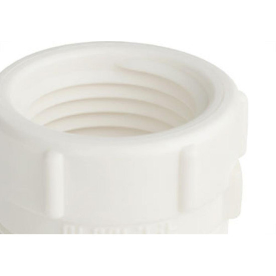 Bucha De Reducao Rr Plastilit 1 X 3/4 Branco - Kit C/25 Unidades