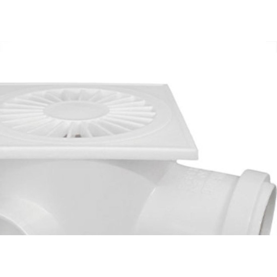 Caixa Sifonada Plastilit Quadr Branco 15X15X50
