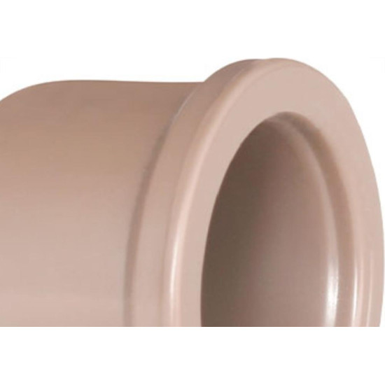 Caps Plastilit PVC Liso Liso 2 Marrom - Kit C/10 Unidades
