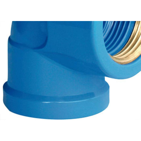 Cotovelo Azul Plastilit 3/4 X 3/4 - Kit C/25 Unidades