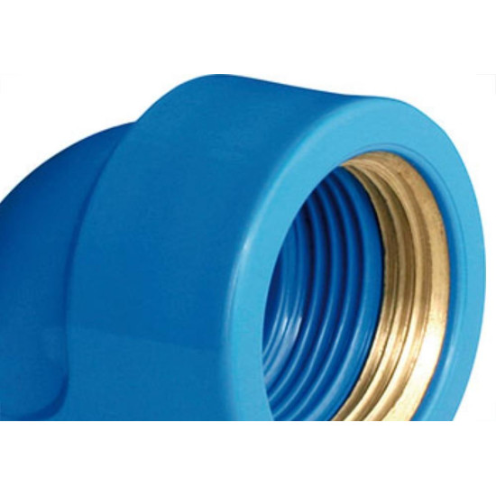 Cotovelo Azul Plastilit 3/4 X 3/4 - Kit C/25 Unidades