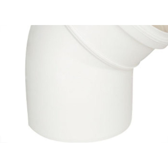 Cotovelo Esgoto Plastilit 75X45 Branco - Kit C/10 Unidades Cotovelo Esgoto Plastilit 75X45 Branco - Kit C/10 Unidades