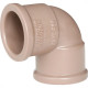 Cotovelo Plastilit PVC Liso Liso 2.1/2X90 Marrom Cotovelo Plastilit PVC Liso Liso 2.1/2X90 Marrom