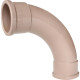 Curva Plastilit PVC Liso Liso 1X90 Marrom - Kit C/10 Unidades Curva Plastilit PVC Liso Liso 1X90 Marrom - Kit C/10 Unidades