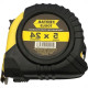 Trena 5Mt Emborrachado 24Mm Amarelo Fertak Trena 5Mt Emborrachado 24Mm Amarelo Fertak