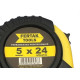 Trena 5Mt Emborrachado 24Mm Amarelo Fertak Trena 5Mt Emborrachado 24Mm Amarelo Fertak