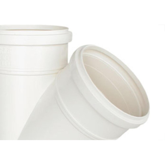 Juncao Esgoto Plastilit 75 X 75 Branco - Kit C/10 Unidades