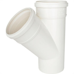 Juncao Esgoto Plastilit 100 X 75 Branco - Kit C/10 Unidades