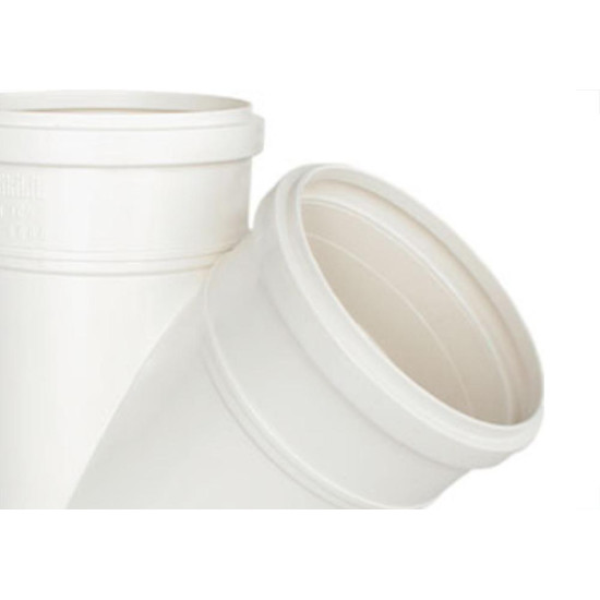 Juncao Esgoto Plastilit 100 X 75 Branco - Kit C/10 Unidades