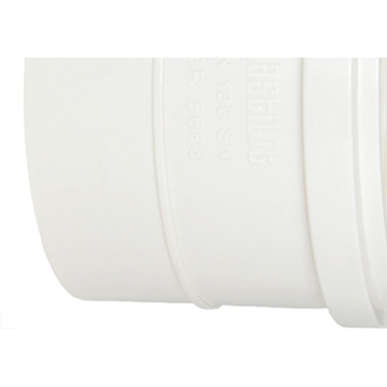 Luva Esgoto Plastilit 75 X 75 Branco - Kit C/10 Unidades