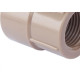 Luva Lr Plastilit 3/4 X 1/2 Marrom - Kit C/50 Unidades
