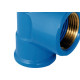 Tee Azul Plastilit 1/2 X 1/2 - Kit C/20 Unidades Tee Azul Plastilit 1/2 X 1/2 - Kit C/20 Unidades