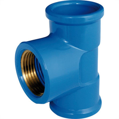 Tee Azul Plastilit 3/4 X 1/2 - Kit C/20 Unidades Tee Azul Plastilit 3/4 X 1/2 - Kit C/20 Unidades
