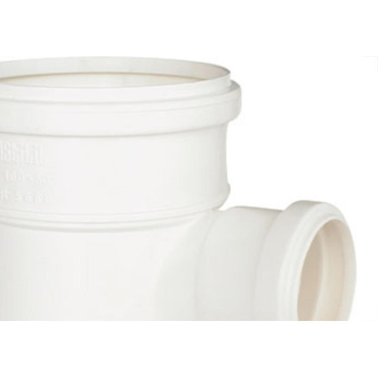 Tee Esgoto Plastilit 100 X 50 Branco - Kit C/15 Unidades Tee Esgoto Plastilit 100 X 50 Branco - Kit C/15 Unidades