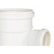 Tee Esgoto Plastilit 100 X 75 Branco - Kit C/10 Unidades