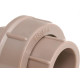 Uniao Plastilit PVC Liso Liso 1/2 Marrom Uniao Plastilit PVC Liso Liso 1/2 Marrom