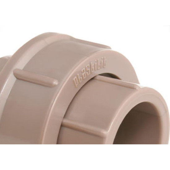 Uniao Plastilit PVC Liso Liso 1 Marrom Uniao Plastilit PVC Liso Liso 1 Marrom