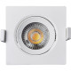 Spot Emb.03W Led 3000K Quadr B_D Branco