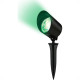Luminaria Espeto P/Jard B_D Preto 5W Verde Bivolt Luminaria Espeto P/Jard B_D Preto 5W Verde Bivolt