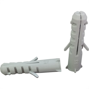 Bucha de Fixacao Ecolider 12 Branco C/250