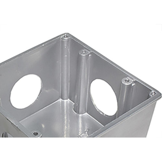 Caixa Piso Alum 4X4 Olivo Alta 1 X Caixa Piso Alum 4X4 Olivo Alta 1 X