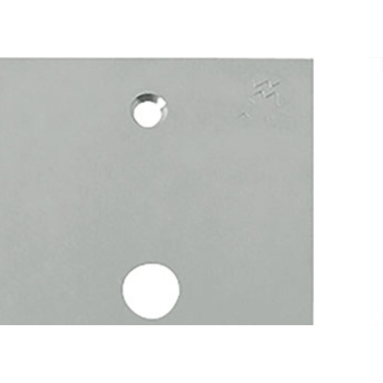Espelho Placa P/Piso Inox 4X2 1Furo Olivo Pll73 Espelho Placa P/Piso Inox 4X2 1Furo Olivo Pll73