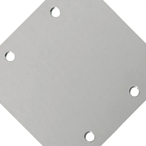 Espelho Placa P/Piso Inox 4X4 Cega Olivo Pll77