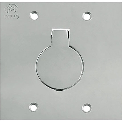 Espelho Placa P/Piso Inox 4X4 1Tomada Red Olivo Pll80 Espelho Placa P/Piso Inox 4X4 1Tomada Red Olivo Pll80