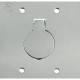 Espelho Placa P/Piso Inox 4X4 1Tomada Red Olivo Pll80 Espelho Placa P/Piso Inox 4X4 1Tomada Red Olivo Pll80