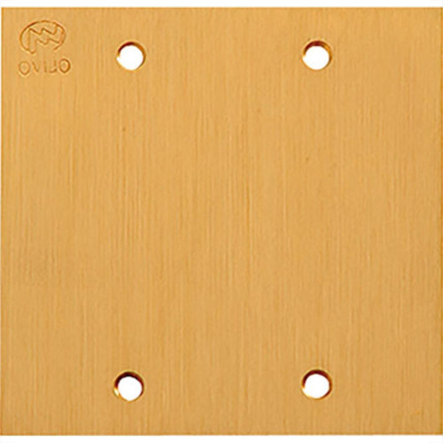 Espelho Placa P/Piso Latao 4X4 Cega Olivo Pll07