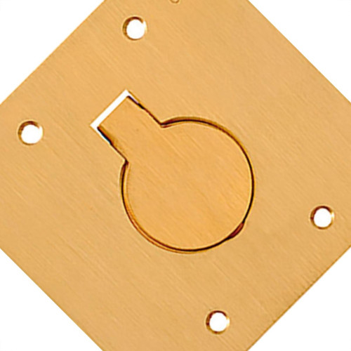 Espelho Placa P/Piso Latao 4X4 1Tomada Red Olivo Ll10 Espelho Placa P/Piso Latao 4X4 1Tomada Red Olivo Ll10